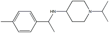 N-[1-(4-methylphenyl)ethyl]-1-(propan-2-yl)piperidin-4-amine Struktur