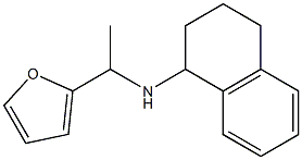 N-[1-(furan-2-yl)ethyl]-1,2,3,4-tetrahydronaphthalen-1-amine Struktur