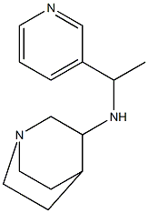 N-[1-(pyridin-3-yl)ethyl]-1-azabicyclo[2.2.2]octan-3-amine Struktur