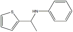 N-[1-(thiophen-2-yl)ethyl]aniline Struktur