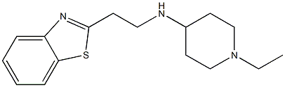 N-[2-(1,3-benzothiazol-2-yl)ethyl]-1-ethylpiperidin-4-amine Struktur