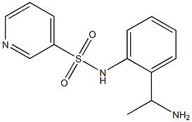 N-[2-(1-aminoethyl)phenyl]pyridine-3-sulfonamide Struktur