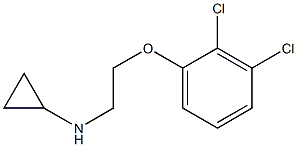 N-[2-(2,3-dichlorophenoxy)ethyl]cyclopropanamine Struktur