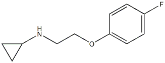 N-[2-(4-fluorophenoxy)ethyl]cyclopropanamine Struktur