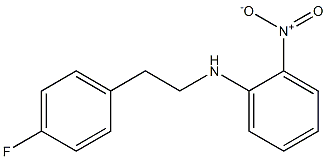 N-[2-(4-fluorophenyl)ethyl]-2-nitroaniline Struktur