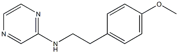 N-[2-(4-methoxyphenyl)ethyl]pyrazin-2-amine Struktur