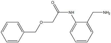 N-[2-(aminomethyl)phenyl]-2-(benzyloxy)acetamide Struktur