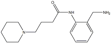 N-[2-(aminomethyl)phenyl]-4-piperidin-1-ylbutanamide Struktur