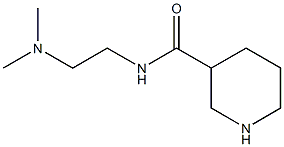 N-[2-(dimethylamino)ethyl]piperidine-3-carboxamide Struktur