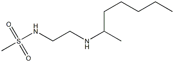 N-[2-(heptan-2-ylamino)ethyl]methanesulfonamide Struktur