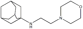 N-[2-(morpholin-4-yl)ethyl]adamantan-1-amine Struktur