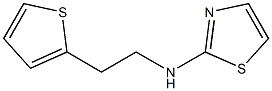 N-[2-(thiophen-2-yl)ethyl]-1,3-thiazol-2-amine Struktur