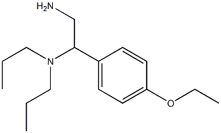 N-[2-amino-1-(4-ethoxyphenyl)ethyl]-N,N-dipropylamine Struktur