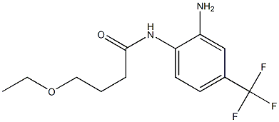 N-[2-amino-4-(trifluoromethyl)phenyl]-4-ethoxybutanamide Struktur