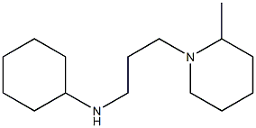 N-[3-(2-methylpiperidin-1-yl)propyl]cyclohexanamine Struktur