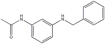 N-[3-(benzylamino)phenyl]acetamide Struktur