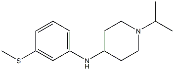 N-[3-(methylsulfanyl)phenyl]-1-(propan-2-yl)piperidin-4-amine Struktur