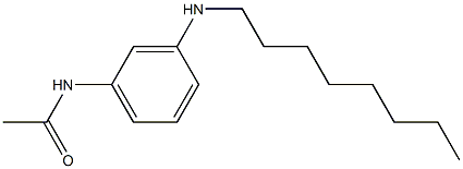 N-[3-(octylamino)phenyl]acetamide Struktur