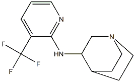 N-[3-(trifluoromethyl)pyridin-2-yl]-1-azabicyclo[2.2.2]octan-3-amine Struktur