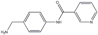 N-[4-(aminomethyl)phenyl]nicotinamide Struktur