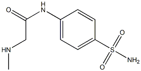 N-[4-(aminosulfonyl)phenyl]-2-(methylamino)acetamide Struktur