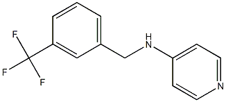 N-{[3-(trifluoromethyl)phenyl]methyl}pyridin-4-amine Struktur