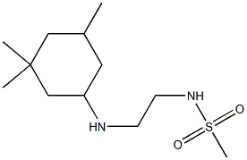 N-{2-[(3,3,5-trimethylcyclohexyl)amino]ethyl}methanesulfonamide Struktur