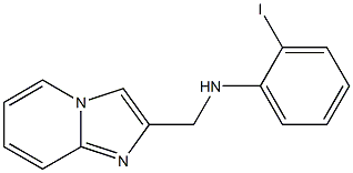 N-{imidazo[1,2-a]pyridin-2-ylmethyl}-2-iodoaniline Struktur