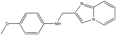 N-{imidazo[1,2-a]pyridin-2-ylmethyl}-4-methoxyaniline Struktur