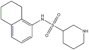 N-5,6,7,8-tetrahydronaphthalen-1-ylpiperidine-3-sulfonamide Struktur