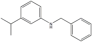 N-benzyl-3-(propan-2-yl)aniline Struktur