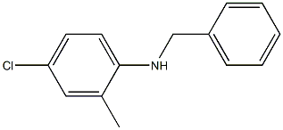 N-benzyl-4-chloro-2-methylaniline Struktur