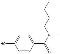 N-butyl-4-hydroxy-N-methylbenzamide Struktur