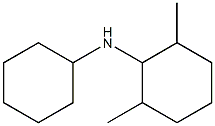 N-cyclohexyl-2,6-dimethylcyclohexan-1-amine Struktur