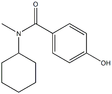 N-cyclohexyl-4-hydroxy-N-methylbenzamide Struktur