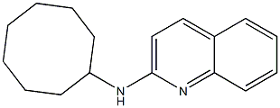 N-cyclooctylquinolin-2-amine Struktur