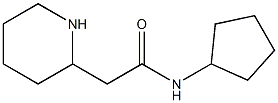 N-cyclopentyl-2-(piperidin-2-yl)acetamide Struktur