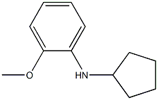 N-cyclopentyl-2-methoxyaniline Struktur