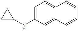 N-cyclopropylnaphthalen-2-amine Struktur