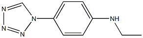 N-ethyl-4-(1H-1,2,3,4-tetrazol-1-yl)aniline Struktur