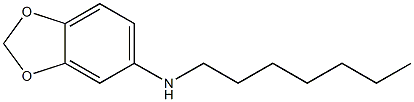 N-heptyl-2H-1,3-benzodioxol-5-amine Struktur