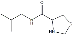 N-isobutyl-1,3-thiazolidine-4-carboxamide Struktur