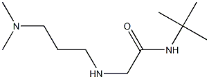 N-tert-butyl-2-{[3-(dimethylamino)propyl]amino}acetamide Struktur