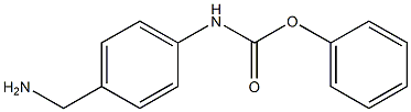 phenyl N-[4-(aminomethyl)phenyl]carbamate Struktur