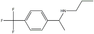 propyl({1-[4-(trifluoromethyl)phenyl]ethyl})amine Struktur