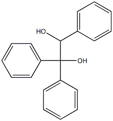 1,1,2-TRIPHENYL-ETHANE-1,2-DIOL Struktur