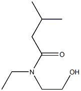 Butanamide,  N-ethyl-N-(2-hydroxyethyl)-3-methyl- Struktur