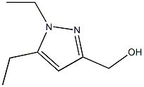 1H-Pyrazole-3-methanol,  1,5-diethyl- Struktur