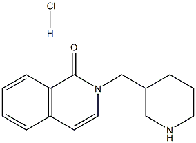 2-(piperidin-3-ylmethyl)isoquinolin-1(2H)-one hydrochloride Struktur