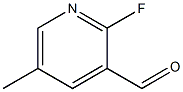 2-Fluoro-3-formyl-5-methylpyridine Struktur